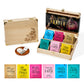 Thoughtfully Gourmet, Christian Prayer Tea Gift Set With Bible Verses, Includes 90 Teas In 6 Flavors In Enhanced Wooden Box, Religious Gifts For Women, Mom, Sister, Friend