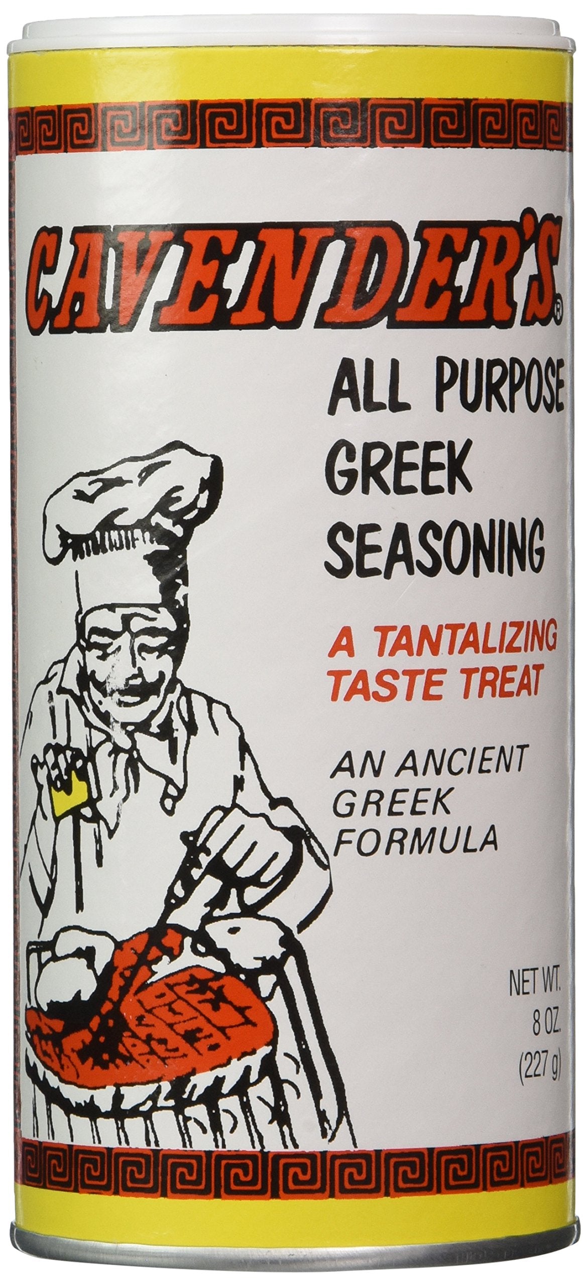 Cavenders All Purpose Greek Seasoning - 8 oz, Ideal for Cooking and Marinades, Pack of 1