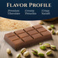 Eastanbul Dubai Chocolate Bar Pistachio, 7.5Oz, Premium Pistachio Dubai Chocolate Bar, Dubai Chocolate With Shredded Phyllo Doug