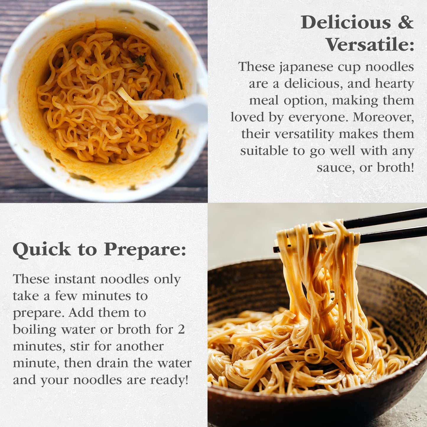 Shirakiku Japanese Style instant Soba noodle - Microwavable Stir Fry Noodle Cup | Wheat Flour, Soy Sauce, Bonito | Original Flav