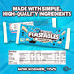 Feastables Mrbeast Milk & Cookies Pack, King Size Milk Chocolate & Cookies & Creme Bars, 10 Each, Candy Bars For Mature-Themeds & Kids As Snacks, Gifts, Or Dessert, Fairtrade Cocoa, 2.1 Oz Each, 20 Count