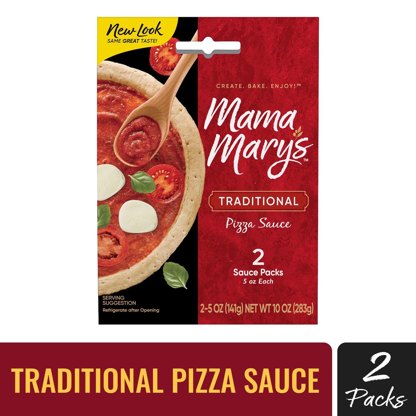 Mama Marys Original Pizza Sauce Pouch, 2 Count
