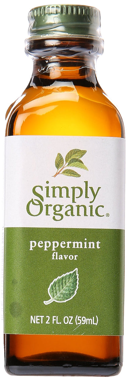 Simply Organic, Peppermint Flavor, 2 Fl Oz