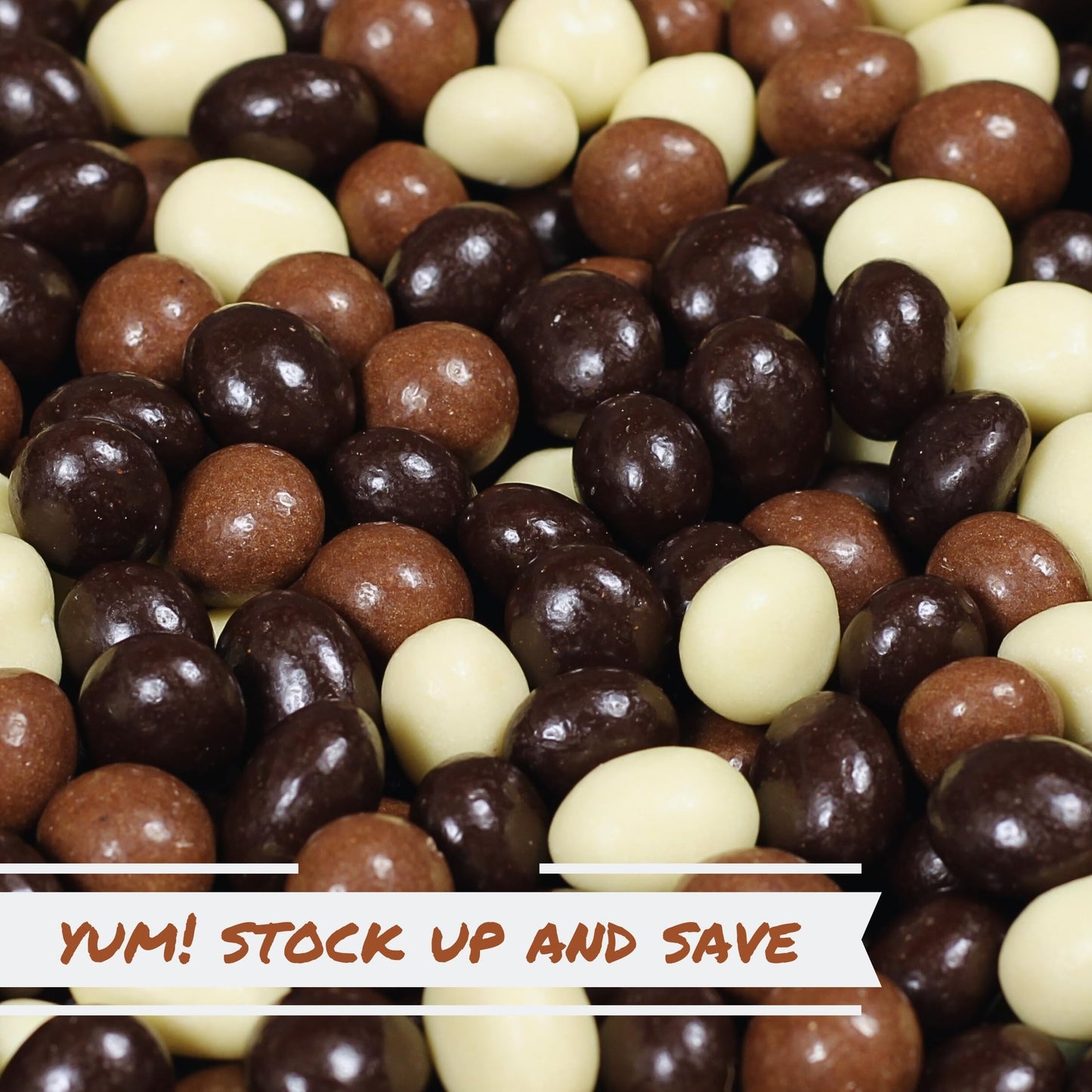 Gourmet Chocolate Covered Espresso Beans Medley By Its Delish, 1 Lb (16 Oz) Bulk Bag - Mix Of Dark, Milk & White Chocolate Cover