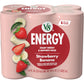 V8 Energy Drink, Strawberry Banana, Pack of 6 (8 FL OZ)