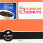 Dunkin Donuts French Vanilla Coffee K-Cups - 32 Pack, 16 Count (Pack of 2), Orange