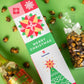 Merry Christmas Bubble Box With Holiday Caramel Corn By Send A Cake, Ready To Gift, No Assembly Required - Christmas Surprise - Unique Gift For Women, Men, Mature-Themed, Kids