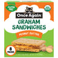 Once Again Peanut Butter Crackers Graham Sandwiches - Gluten Free Graham Crackers with Organic Peanut Butter Filling - Vegan, Or
