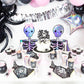 1 Pcs Halloween All The Ghoul Love Me Cake Topper Glitter Baby Ghost Halloween Cake Pick For Halloween Theme Baby Shower Kids Bi