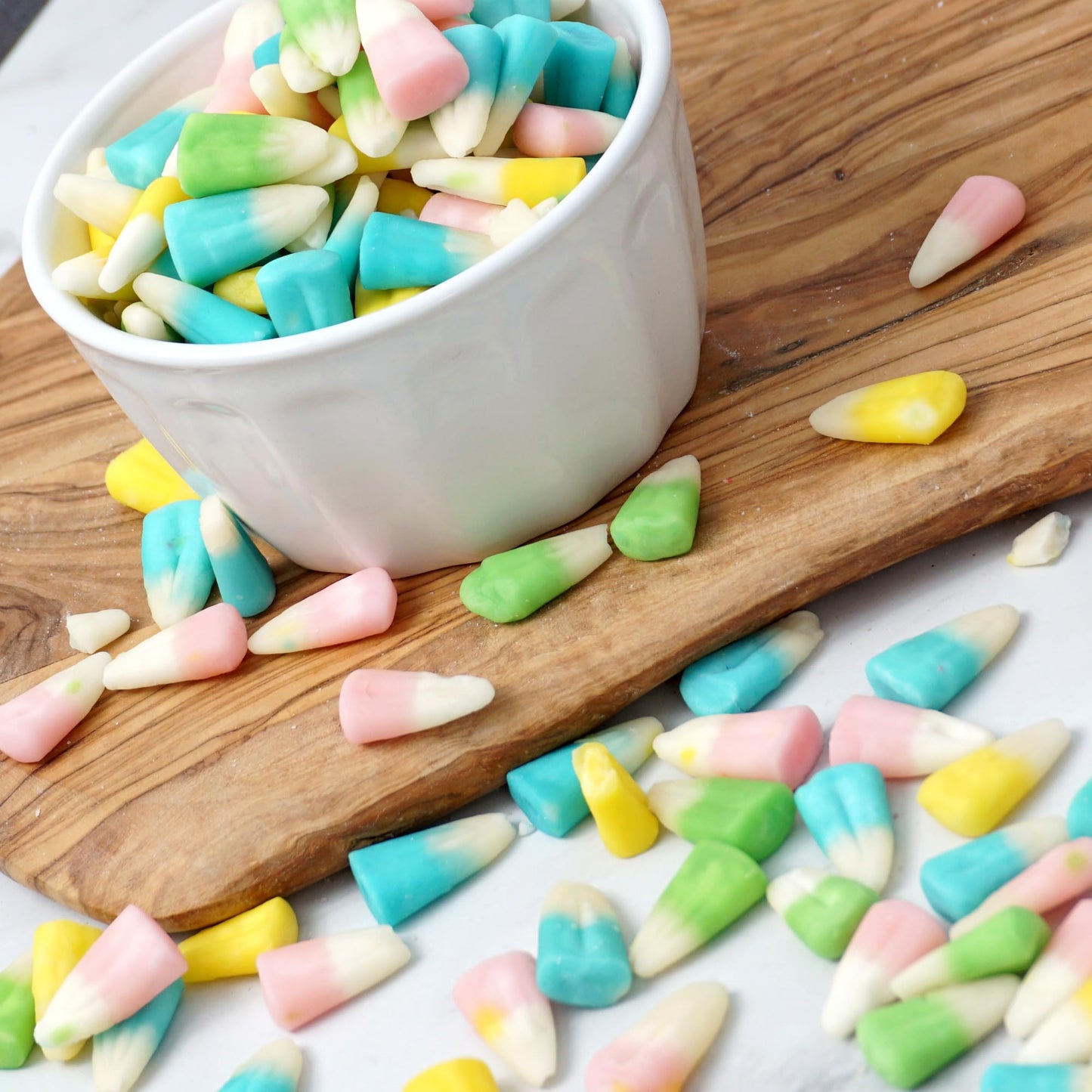 Easter Candy Corn, 1 Pound Bulk Bag, Easter Candy, Pastel Spring Candy, Bunny Corn, The Hampton Popcorn & Candy Company