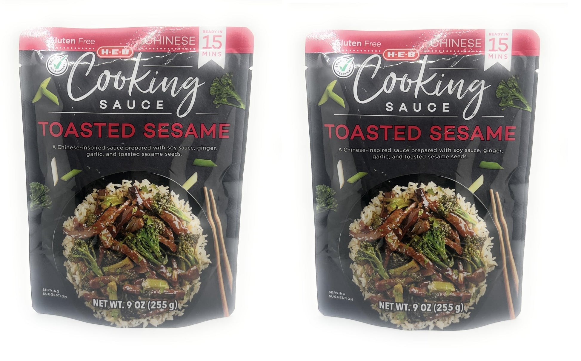 HEB Cooking Sauce Mixes - 2 packages (Toasted Sesame 9oz)
