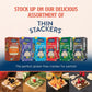 Lundberg Thin Brown Rice Cakes Variety 3-Pack - Regenerative Organic Certified Lightly Salted  Salt-Free  and Red Rice & Quinoa (Salt-Free)  Healthy Snacks  6 Oz Ea
