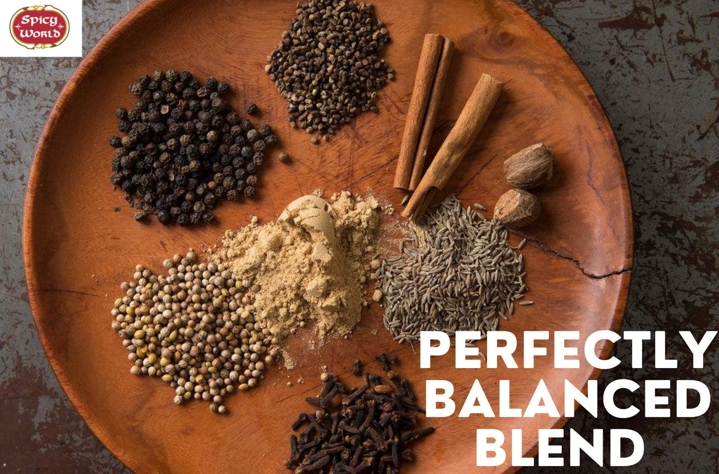 Spicy World Baharat Spice Blend 7 Oz - Middle Eastern Mixed Spices Seasoning - No Additives No Preservatives No Fillers (7 Ounce Bag)