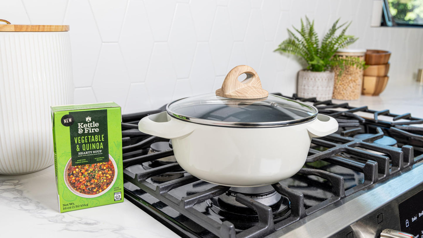 Kettle And Fire Soup Vegetable N Qn Hrty 16 Oz