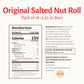 Pearsons King Original Salted Nut Roll | Loaded With Crunchy Roasted Peanuts, Golden Caramel, and Chewy Nougat | Pack of 18-3.2