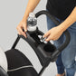 Chicco Keyfit Caddy Frame Stroller, Accepts All Chicco Infant Car Seats, Adjustable Handle, Parent Tray | Black/Black
