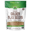NOW Foods Organic Golden Flax Seeds, Non-GMO, 2 Pound, Source of Essential Fatty Acids and Fiber