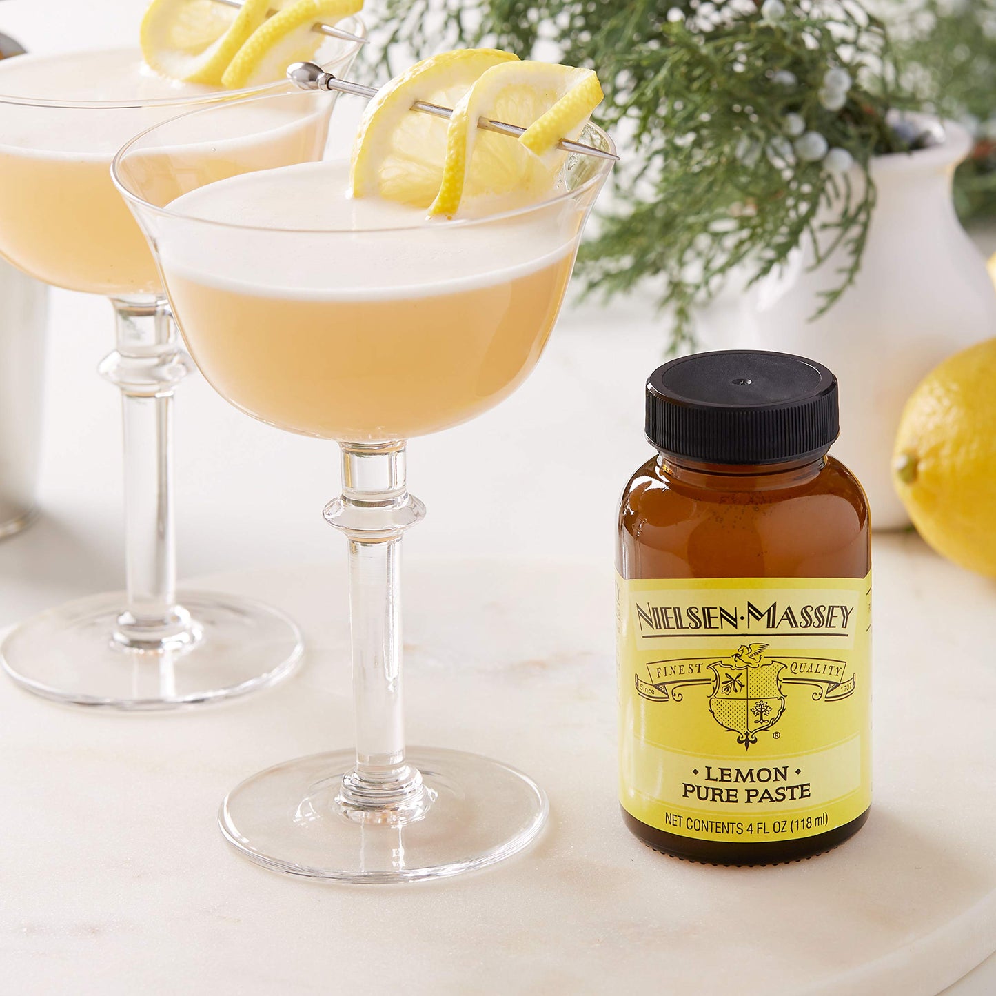Nielsen-Massey Pure Lemon Paste for Baking, 4 Fl Oz Jar