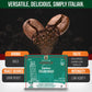 Caffè Garibaldi Italian Roast Coffee Pods, 100% Arabica, 72 Count for Keurig K-Cup malt-inspired, Dark Roast