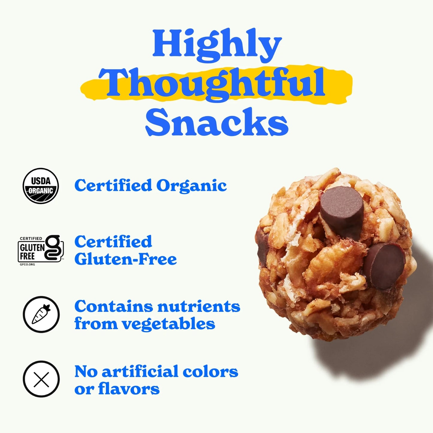 MadeGood Organic Chocolate Chip Granola Minis, 5 Pack, 0.85 oz - Healthy Snack, Gluten-Free, Nut-Free, Vegan Treats