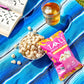 Taali Himalayan Pink Salt Water Lily Pops (10-Pack) - Roasted Fox Nuts Makhana Snack | Crunchy Indian Healthy Snacks | Protein-r