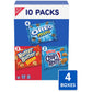 Nabisco Cookie Variety Pack, Oreo Mini, Nutter Butter Bites, Chips Ahoy! Mini, 40 Snack Packs (4 Boxes)