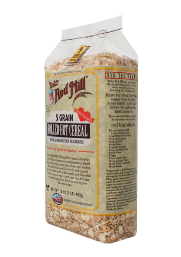 Bob'S Red Mill 5 Grain Rolled Hot Cereal 16 Ounces (Case Of 4)
