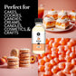 Dolce Flav Peach Extract, 2 Oz Oil-Soluble Flavoring for Baking & Desserts, Kosher, Sugar-Free, Includes Measured Dropper