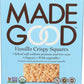 Made Good Crispy Squares, Vanilla, 4.68 Oz