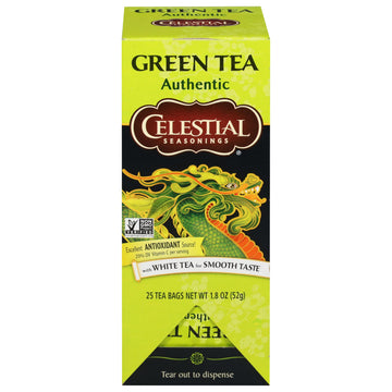 Celestial Seasonings Authentic Green Tea 25 Tea Bags