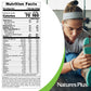 Natures Plus SPIRU-TEIN Simply Natural, Original Vanilla - 1.63 lb, Pack of 2 - Unsweetened Plant-Based Protein Shake - Non-GMO,