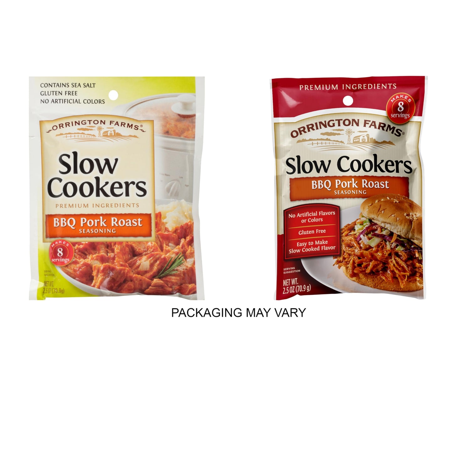 Orrington Farms Pork Roast Slow Cookers Seasoning, Bbq, 2.5 Oz Packet (Pack Of 12)