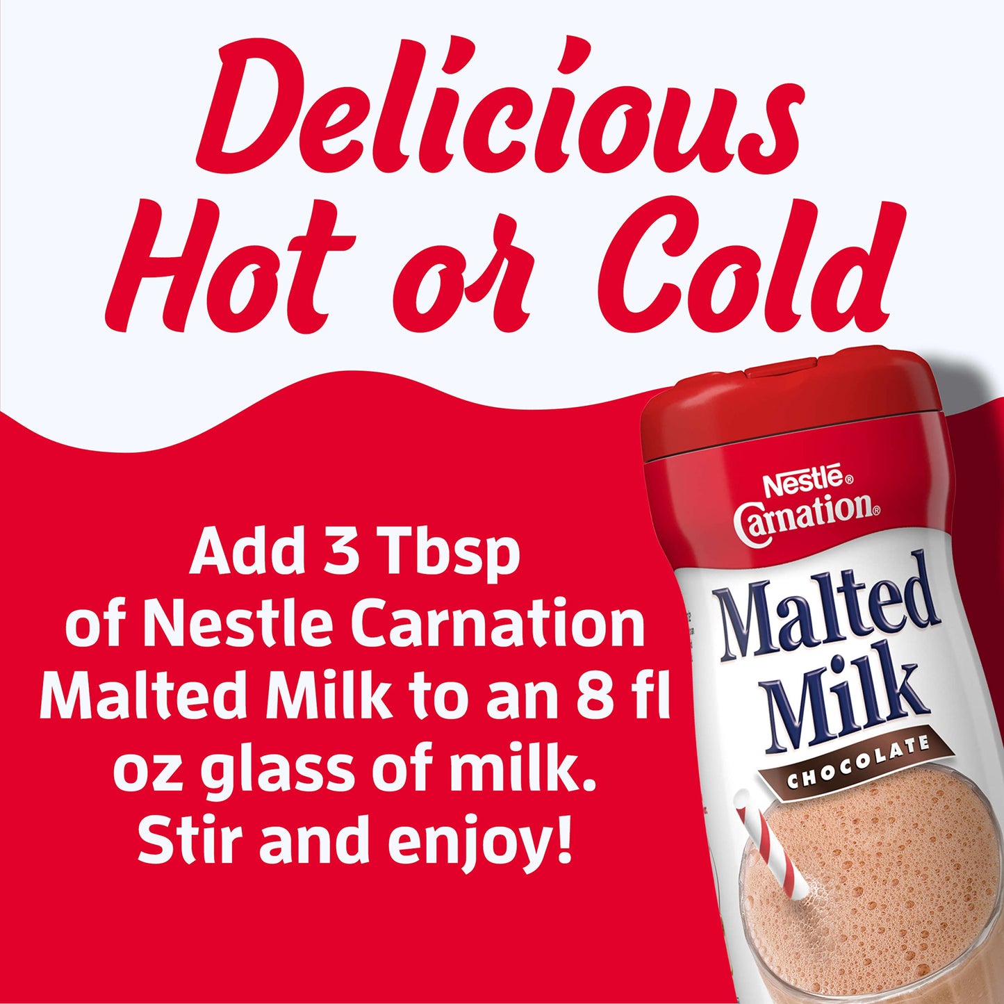 Nestle Carnation Malted Milk Chocolate Mix 13 ounces