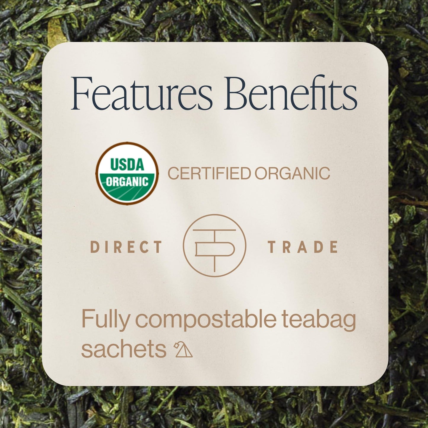 Rishi Tea Sencha Green Tea | USDA Organic Direct Trade Sachet Tea Bags  Certified Kosher Caffeinated Japanese Green Tea | 15 Count (Pack of 6)
