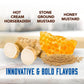 BEAVER Condiment Variety Pack - Hot Cream Horseradish, Stone Ground Mustard, Honey Mustard - Pack of 3