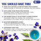 FRESHDRINKUS Butterfly Pea Flower Powder, 100% Natural, Vegan, 6.5oz (Pack of 1)