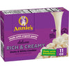 Annie'S Deluxe Macaroni And Cheese With Organic Pasta, Real White Cheddar Cheese And Shells, 11 Oz