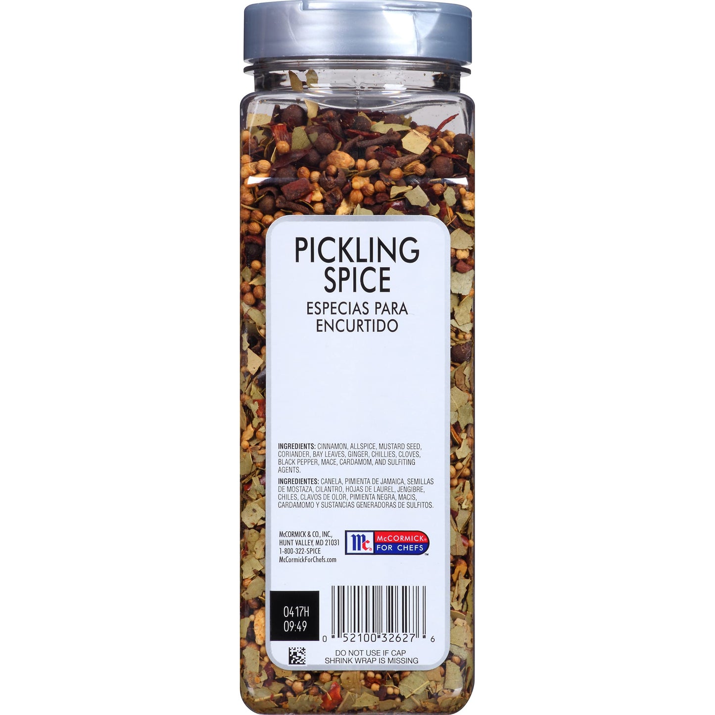 McCormick Culinary Pickling Spice, 12 oz Container, Original Flavor, Ideal for Pickles, Corned Beef, Pot Roasts
