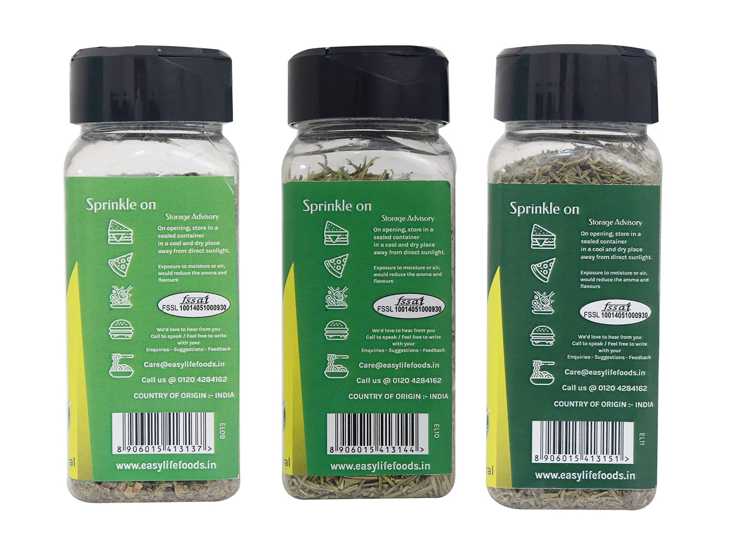Easy Life Basil 20G, Rosemary 30G With Thyme 35G Combo