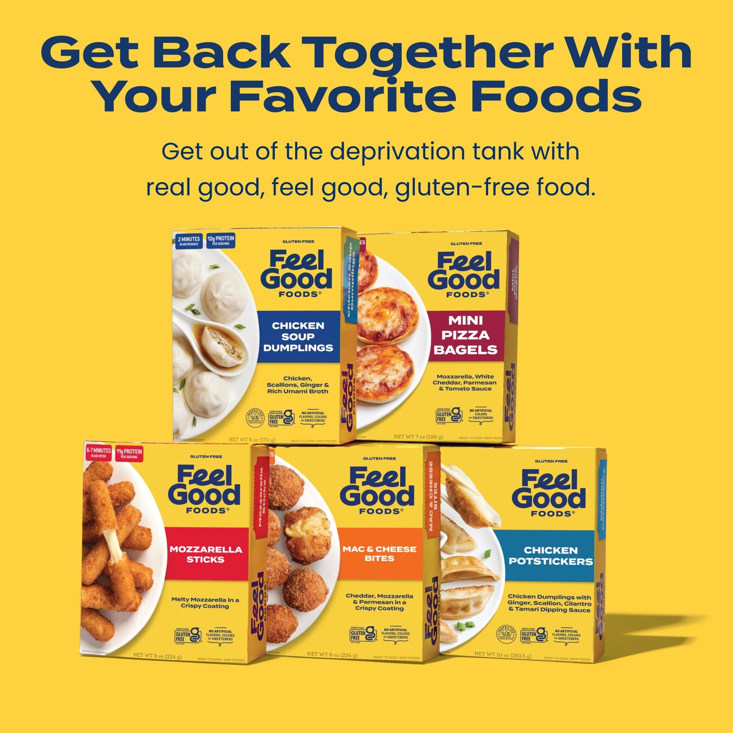 Feel Good Foods Gluten Free Blueberry Pancake Balls | Frozen Breakfast Snacks | 12.7 oz