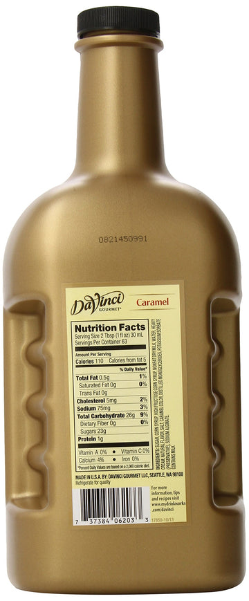 DaVinci Gourmet Sauce, Caramel Classic, 64.0 Fl Oz