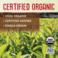 ECOTEAS Organic Yerba Mate Loose Leaf Tea - Unsmoked Detox Herbal Tea - 1 lb - Kosher, Non-GMO, Gluten-Free