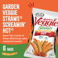 Sensible Portions Veggie Straws, Screamin' Hot Flavor, Gluten-Free Chips, 6 Ounce Bag, 6-Pack
