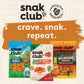 Snak Club Peanut Butter Chocolate Trail Mix with Peanuts, Peanut Butter M&MS, Toffee Peanuts, and Pretzels, 20 oz Resealable Bag