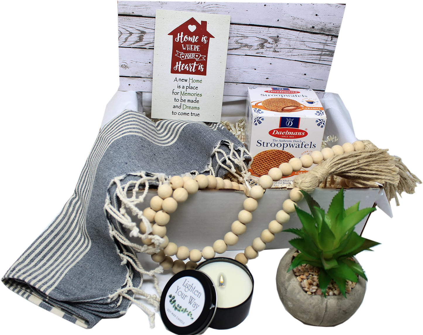 Perfect Housewarming Gift Basket for New Home | Hostess House Warming Gift for Couple, Women, Family