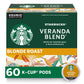 Starbucks K-Cup Coffee Pods, Blonde Roast Veranda Blend, 60 Pods (6 Boxes)