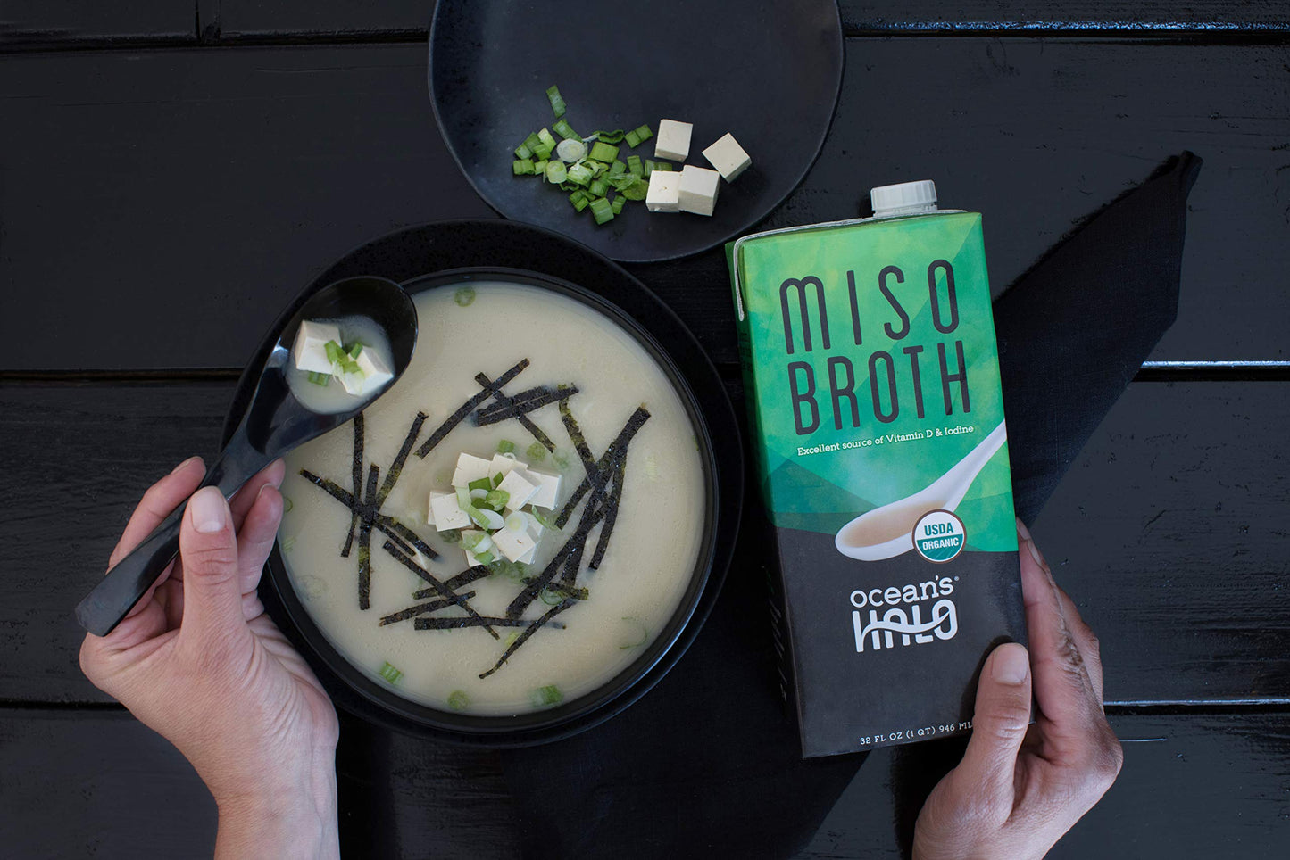 Ocean'S Halo, Organic And Vegan Miso Broth, 32 Fl Oz