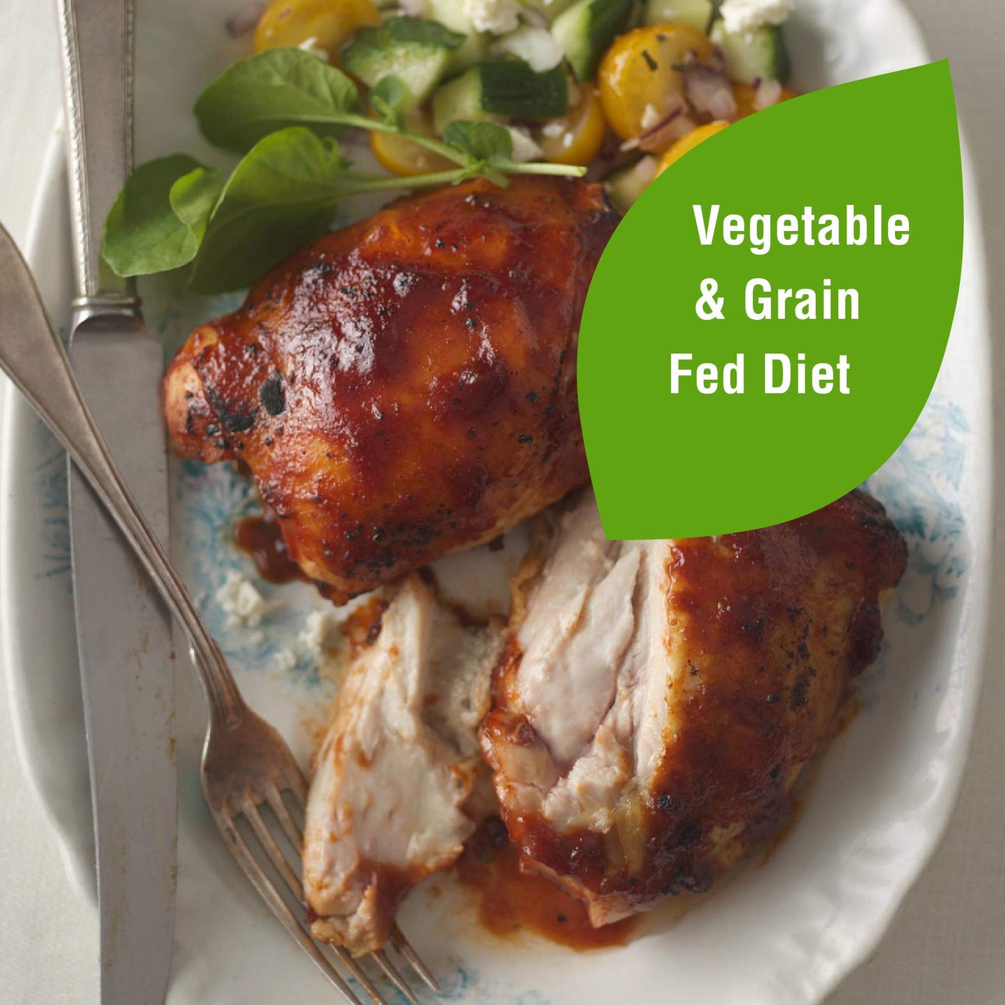 Just Bare Natural Fresh Chicken Thighs | No Antibiotics Ever | Bone-In | 1.25 LB