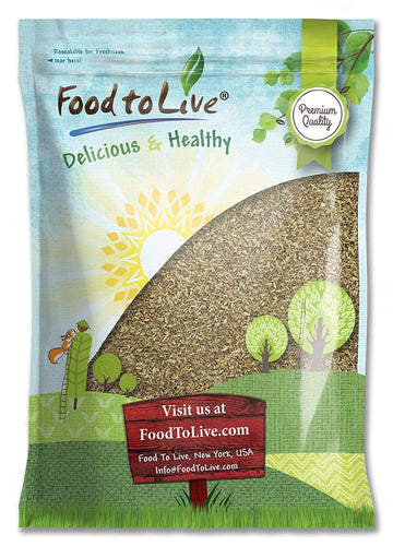 Food To Live Fennel Seeds, 5 Pounds – Whole Raw Seeds, Non-Irradiated, Kosher, Vegan, Bulk. Sweet Licorice Flavor. High In Dietary Fiber. Great For Fennel Tea. Pairs Well With Seafood