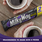 MILKY WAY Candy Bars, Midnight Dark Chocolate Candy Bars, Sharing Size, 2.83-Ounce, 24-Count Box,